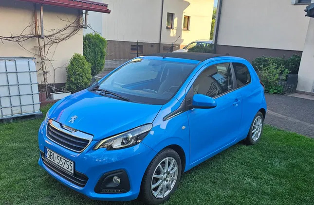 peugeot Peugeot 108 cena 29900 przebieg: 54100, rok produkcji 2016 z Lędziny